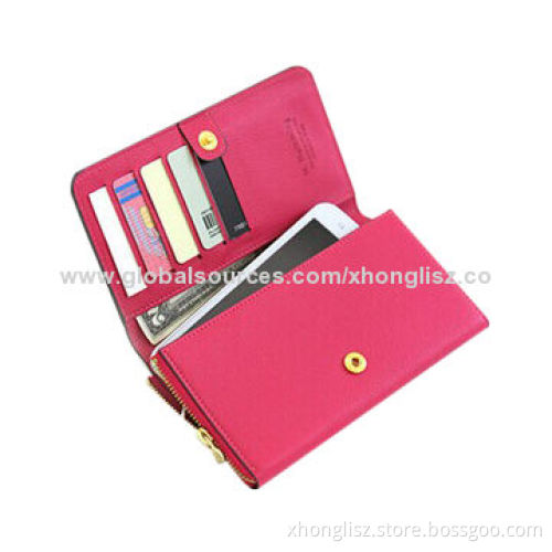 Zipper around card wallet mobile phone case, various models are available